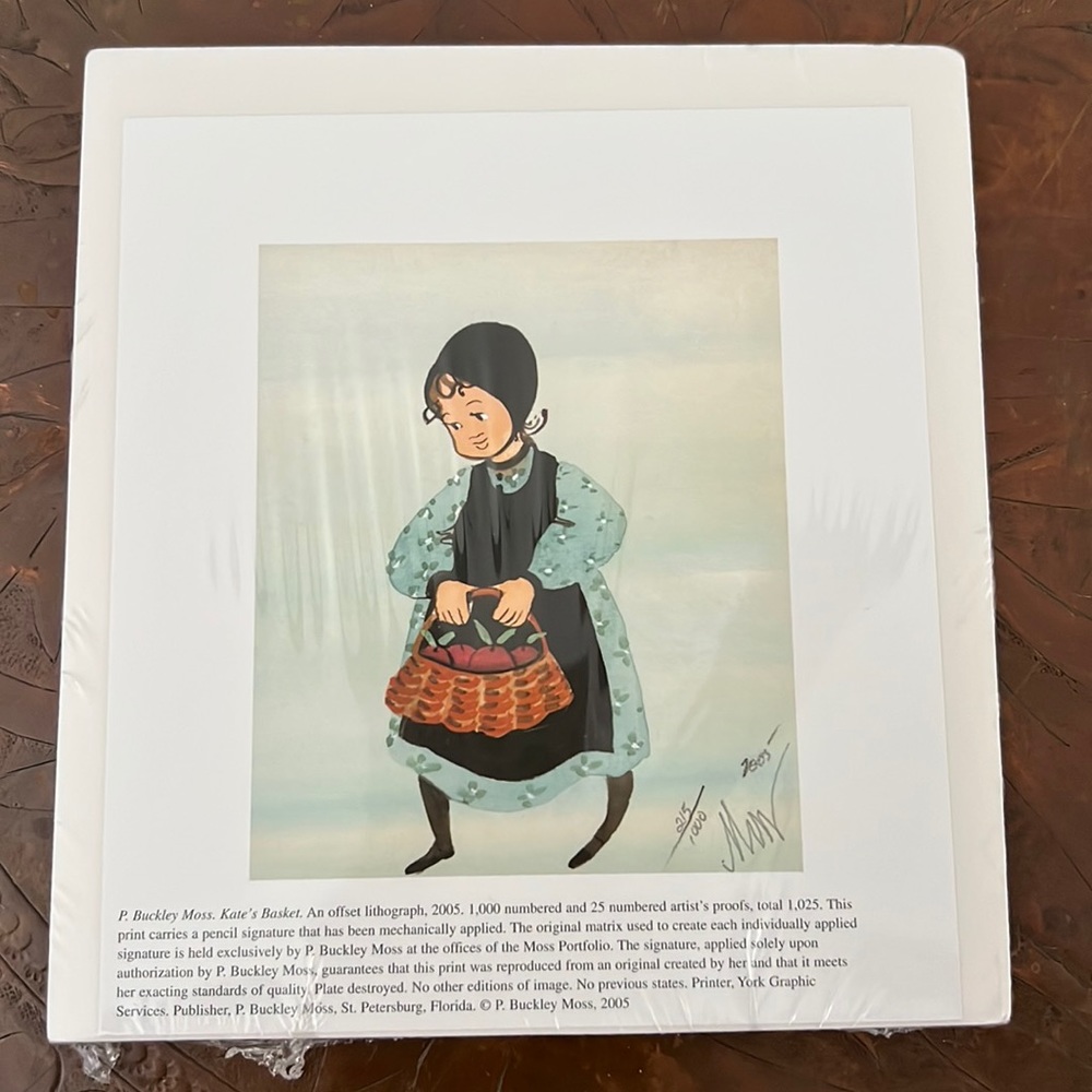 P. Buckley Moss Numbered Lithograph 2005